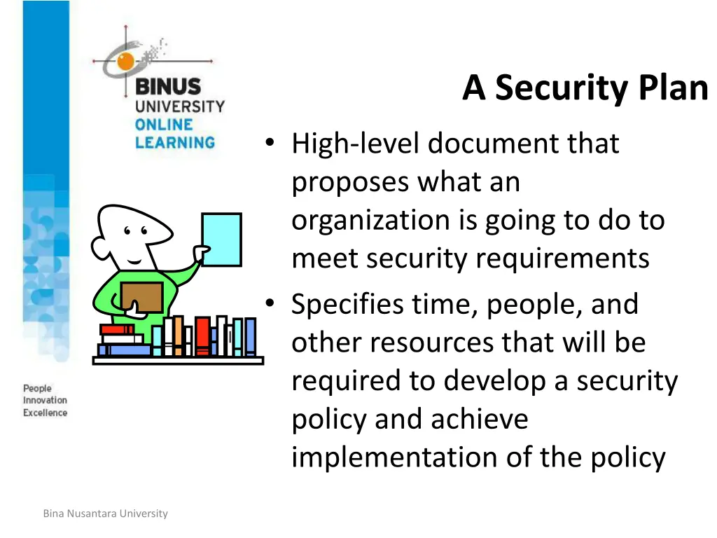a security plan