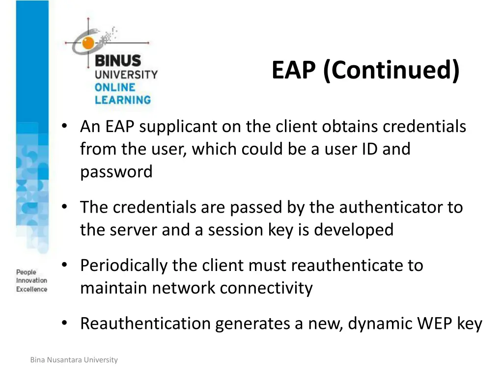 eap continued