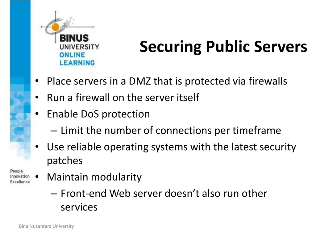 securing public servers