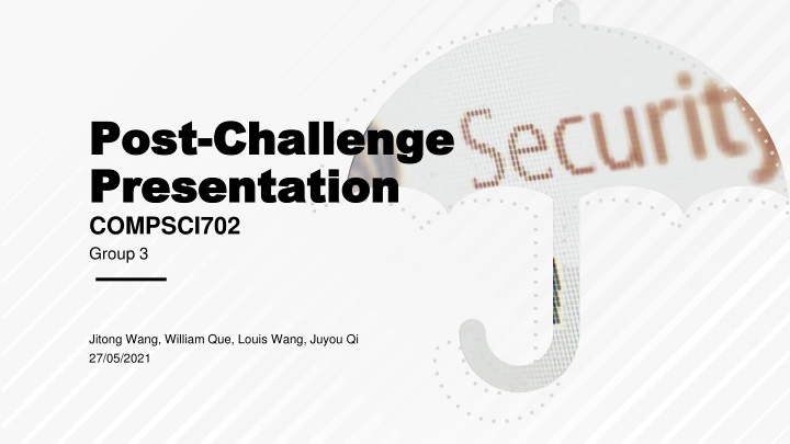 post post challenge challenge presentation