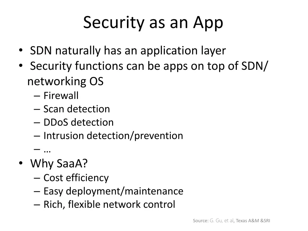 security as an app
