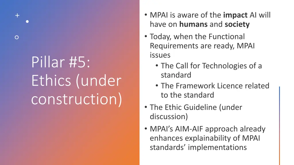 pillar 5 ethics under construction