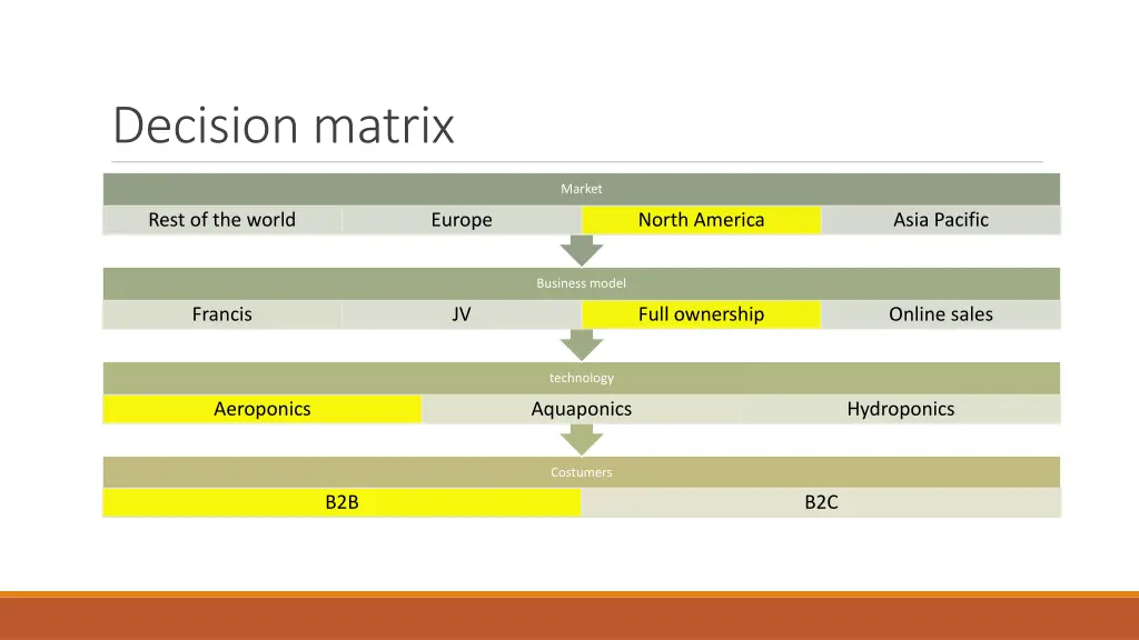 decision matrix 1