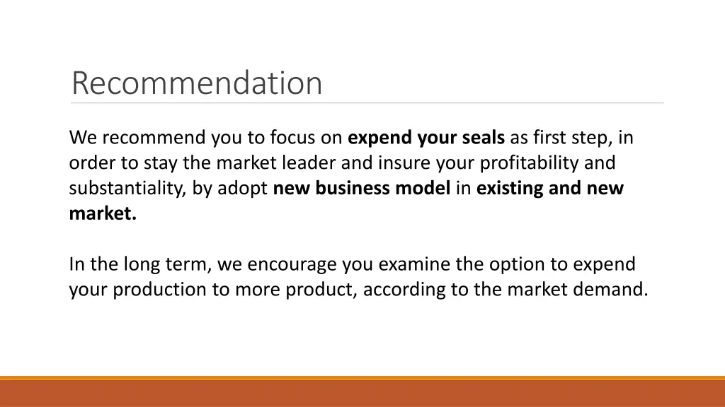 recommendation 1