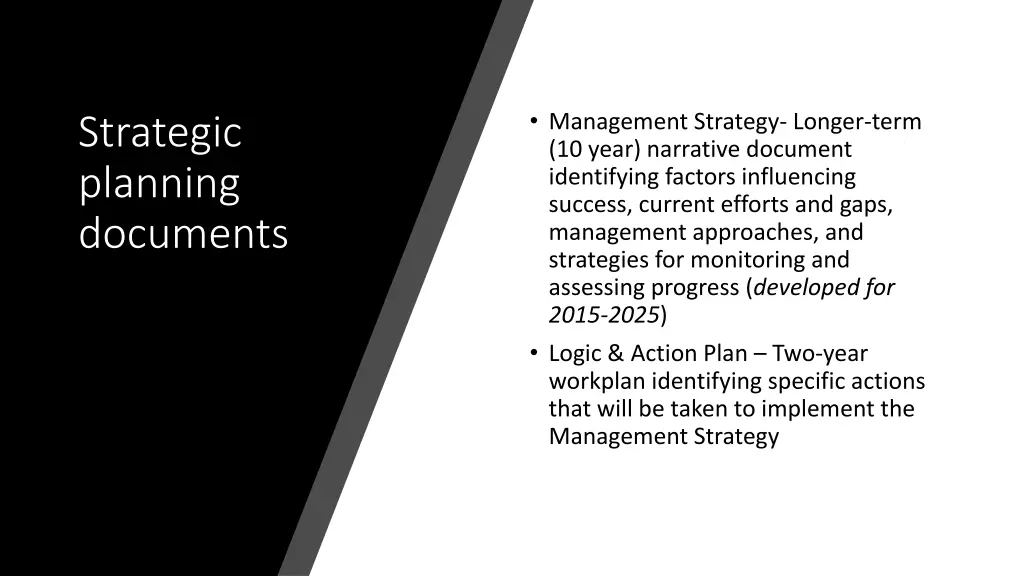 management strategy longer term 10 year narrative