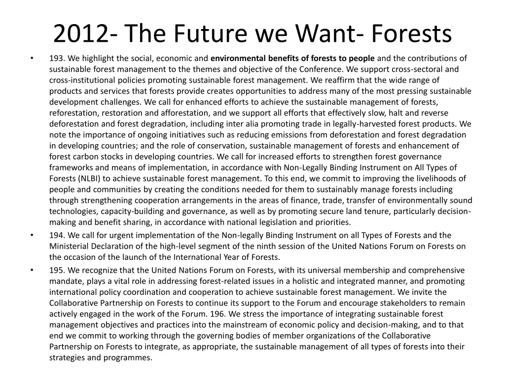 2012 the future we want forests