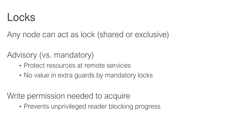 locks