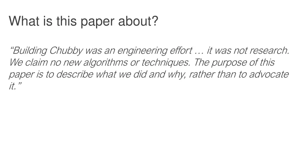 what is this paper about