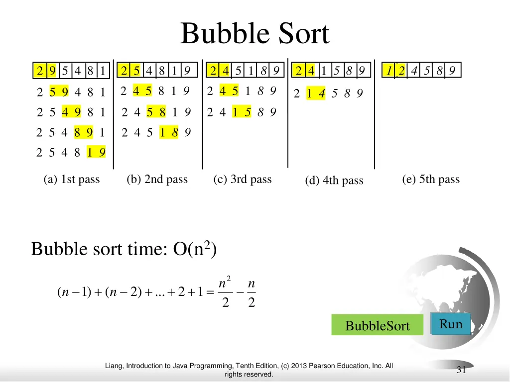 bubble sort
