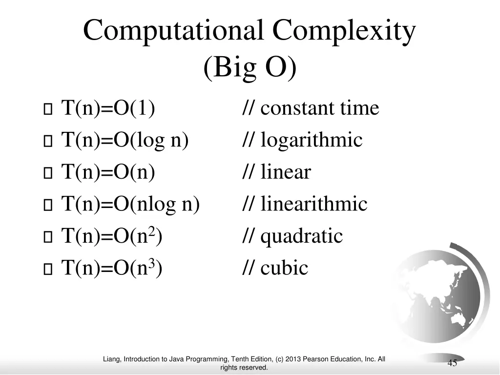 computational complexity big o