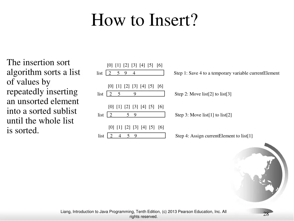 how to insert