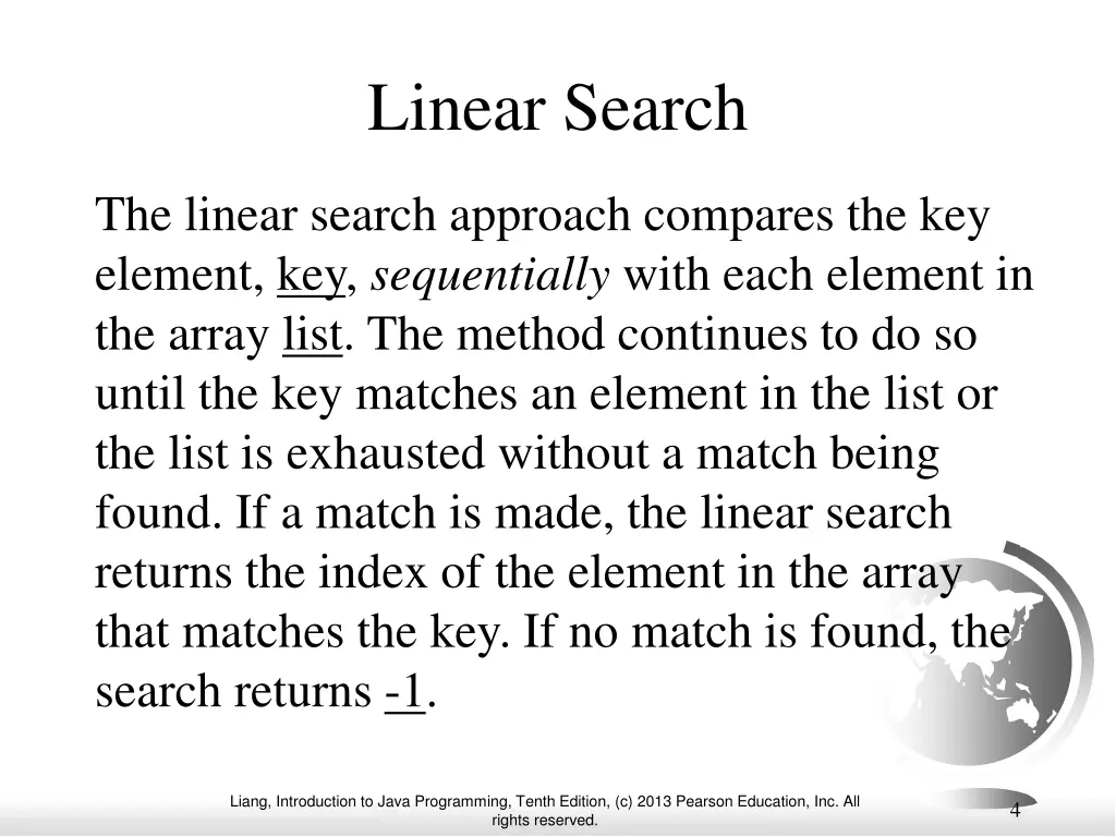linear search