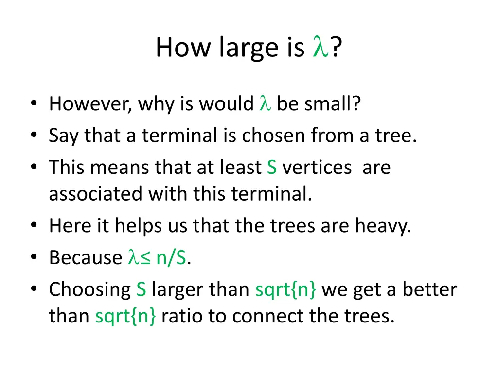 how large is