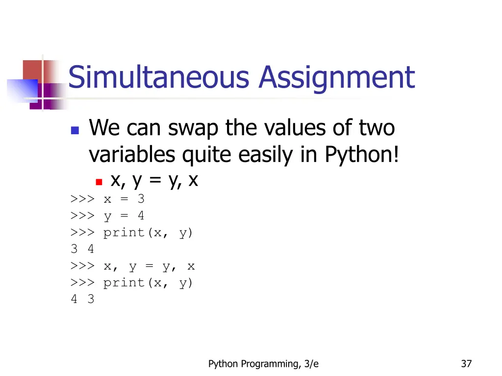 simultaneous assignment 2