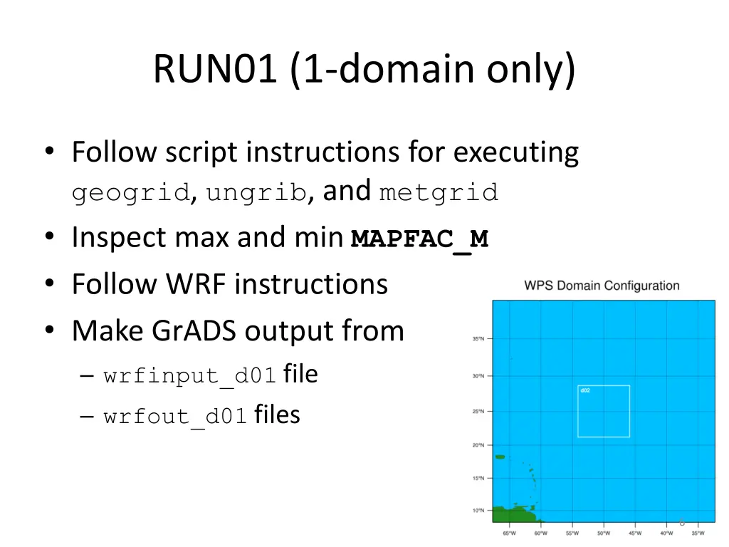 run01 1 domain only