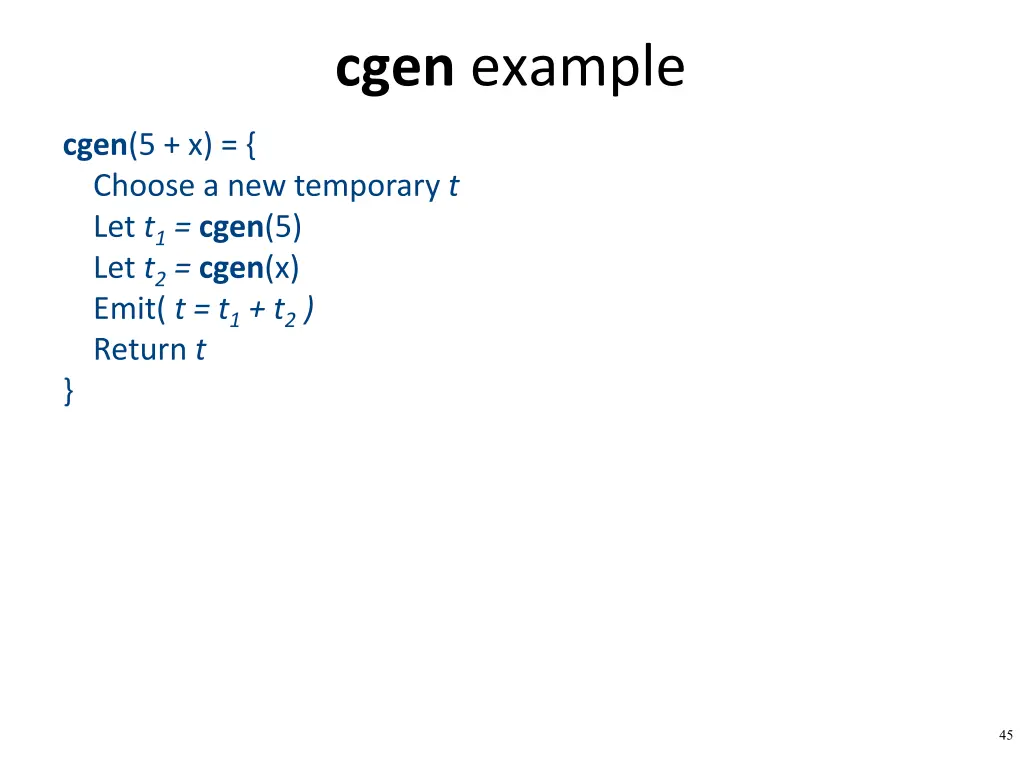 cgen example