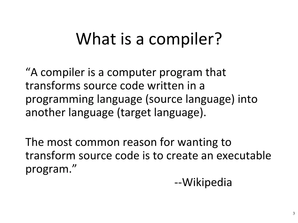 what is a compiler