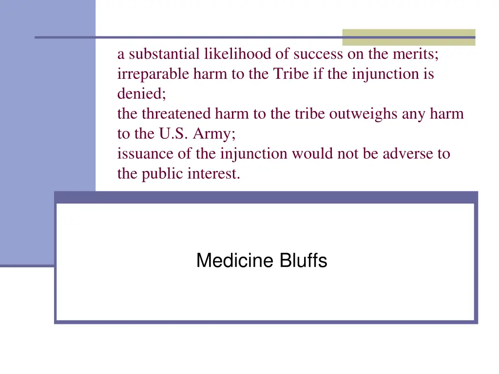 a substantial likelihood of success on the merits