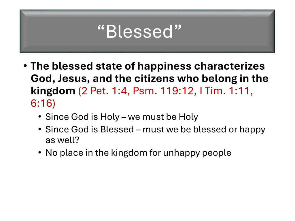blessed 2