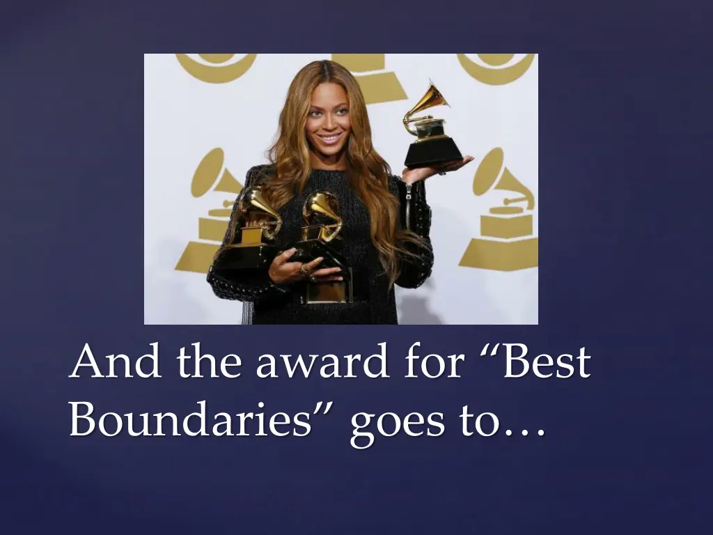 and the award for best boundaries goes to