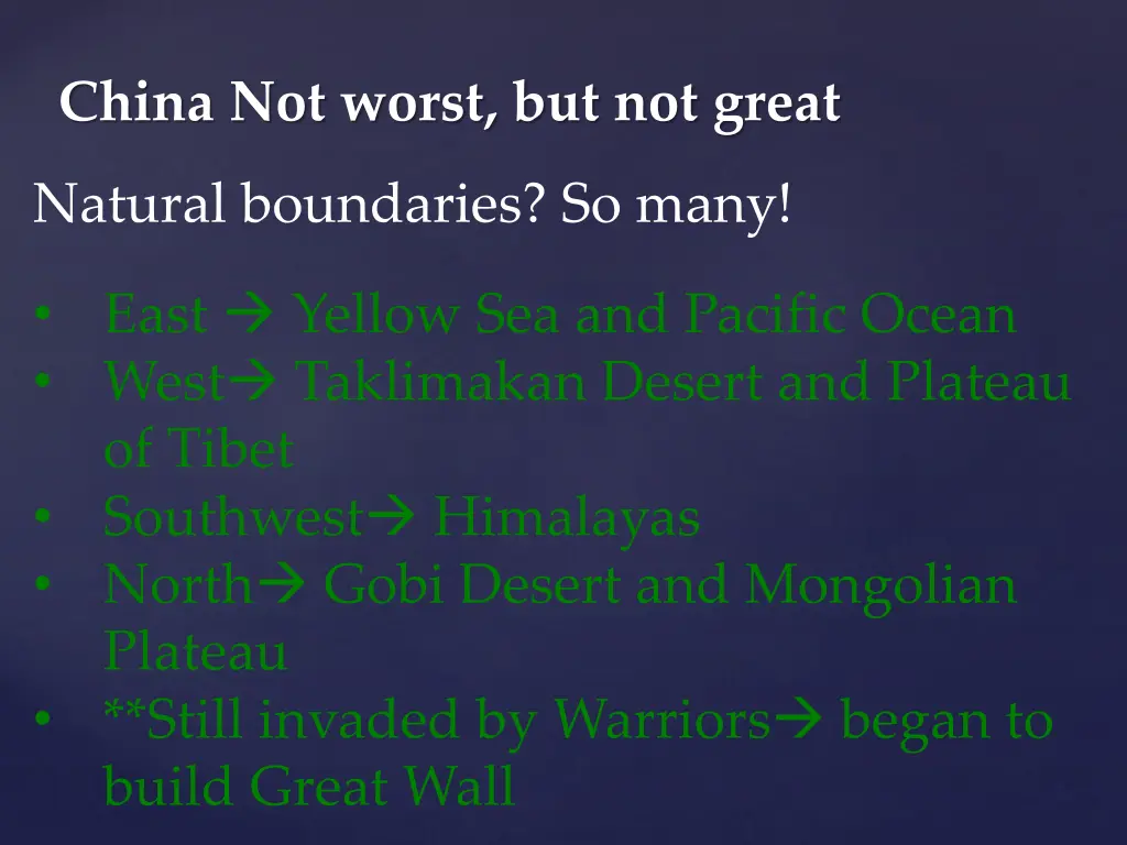 china not worst but not great