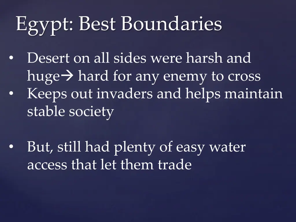 egypt best boundaries