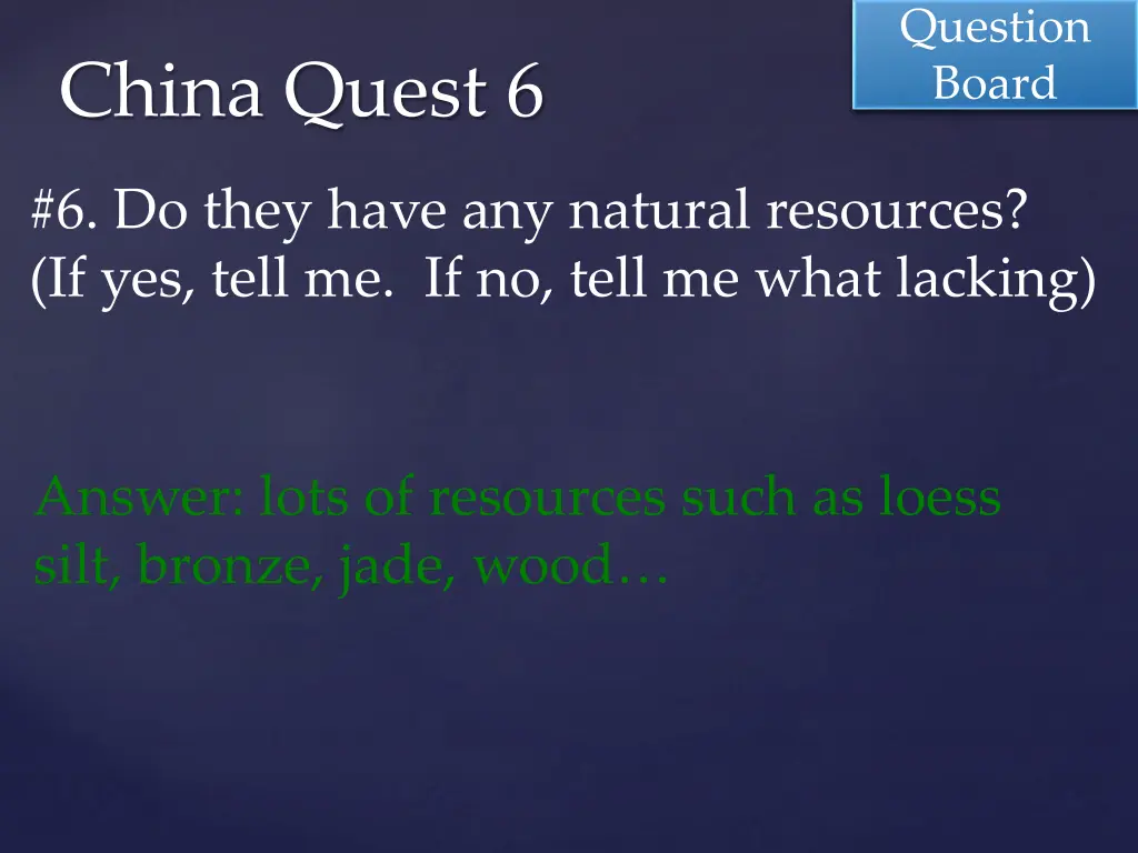 question board 1