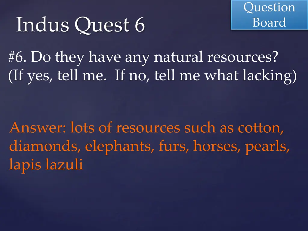 question board 2