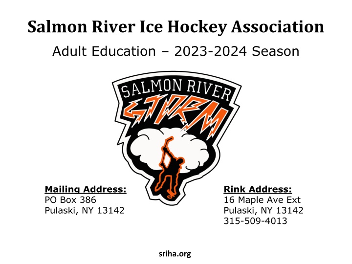 salmon river ice hockey association adult