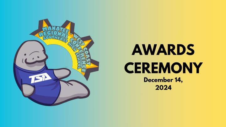 awards ceremony december 14 2024