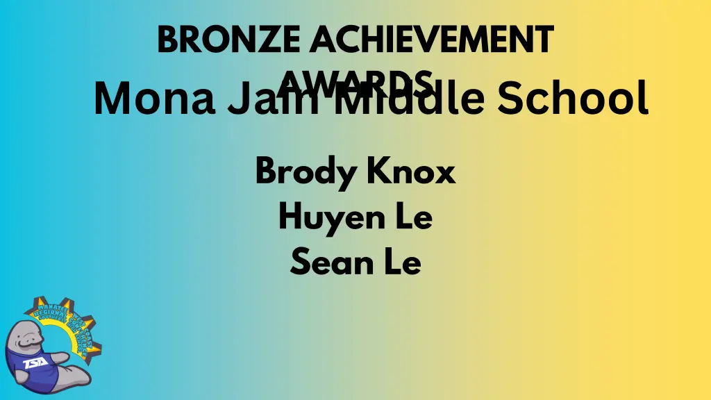 bronze achievement awards mona jain middle school