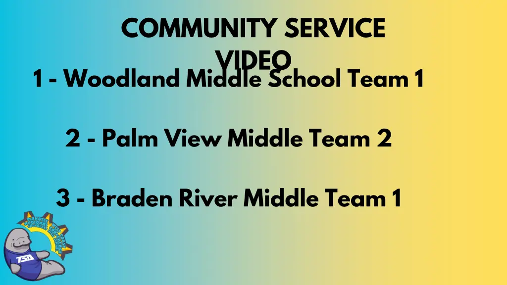 community service video 1 woodland middle school