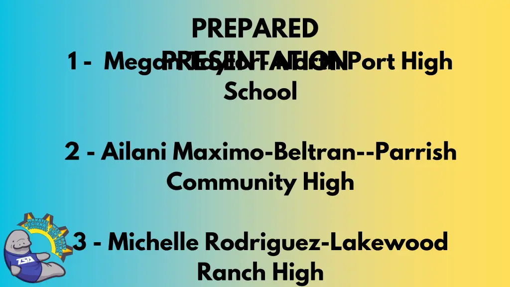 prepared presentation 1 megan taylor north port