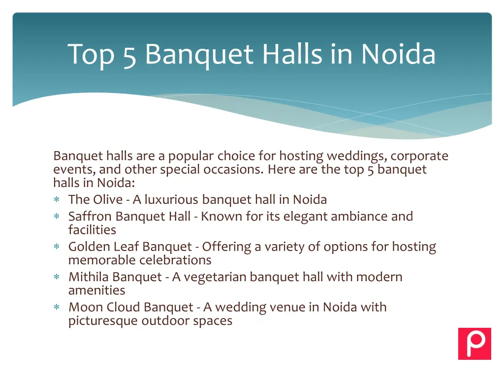 top 5 banquet halls in noida