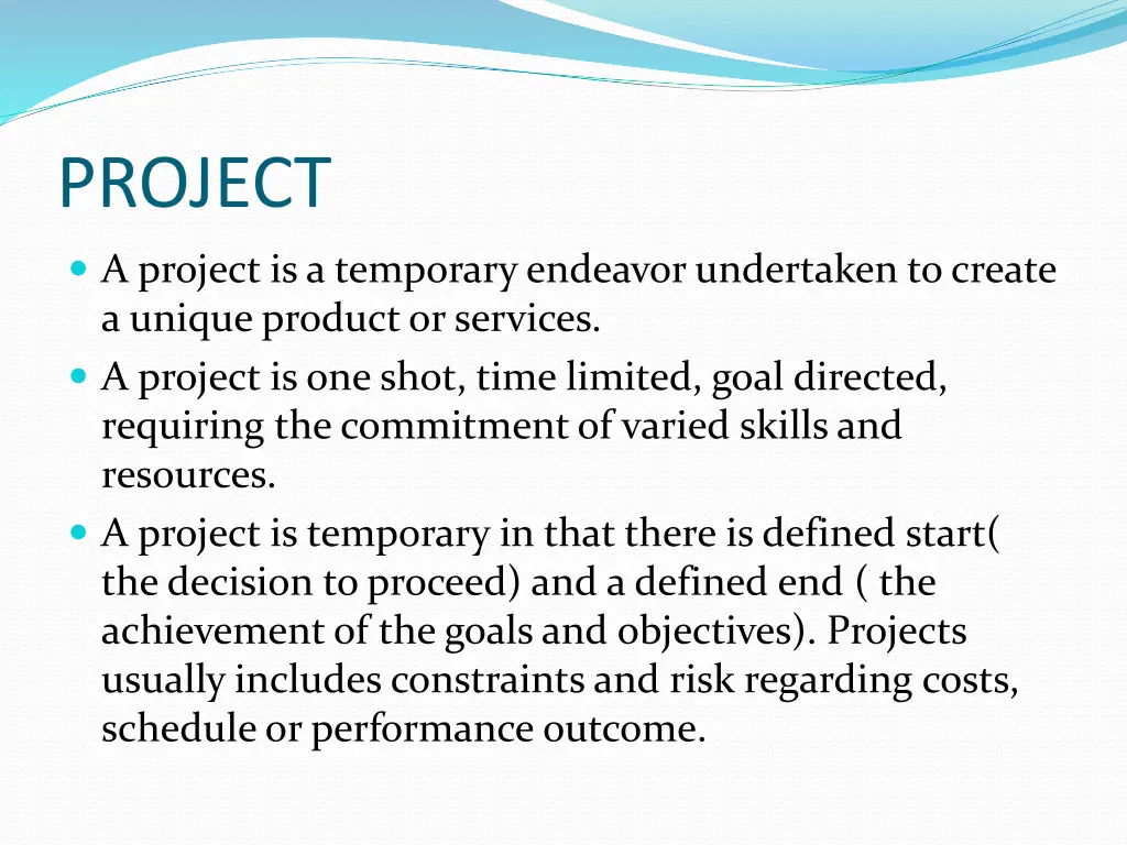 project