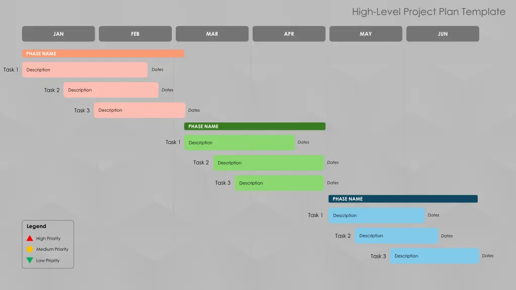 high level project plan template 1