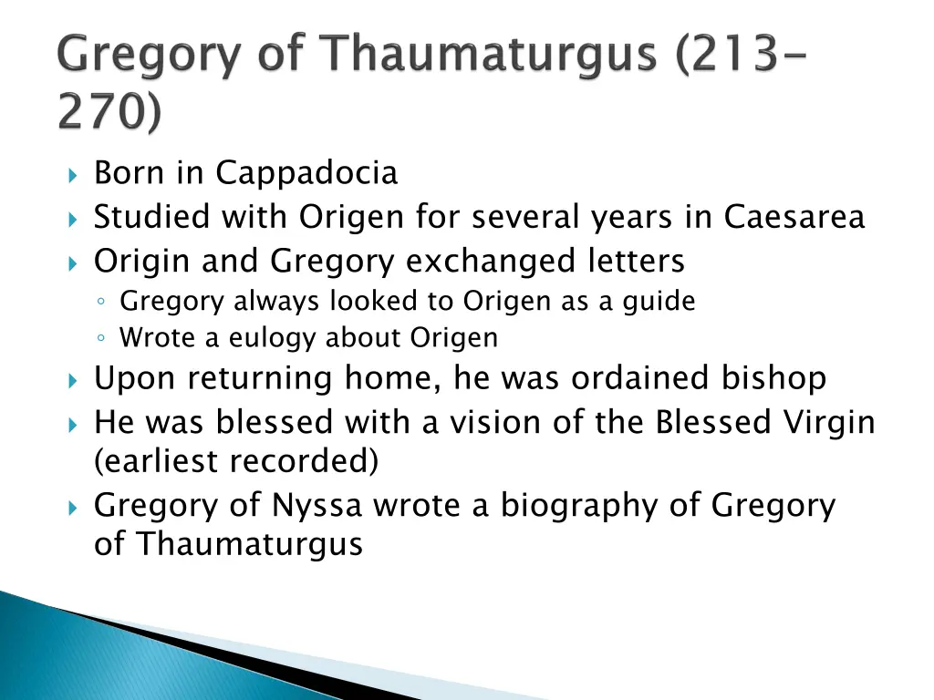 born in cappadocia studied with origen
