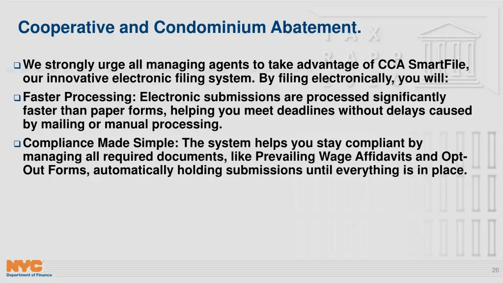 cooperative and condominium abatement 5