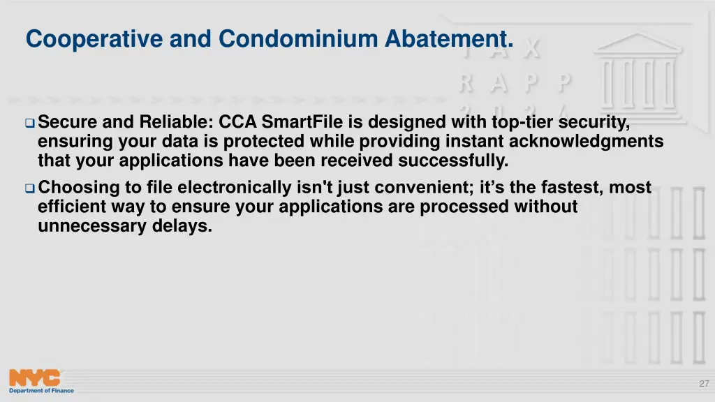cooperative and condominium abatement 6