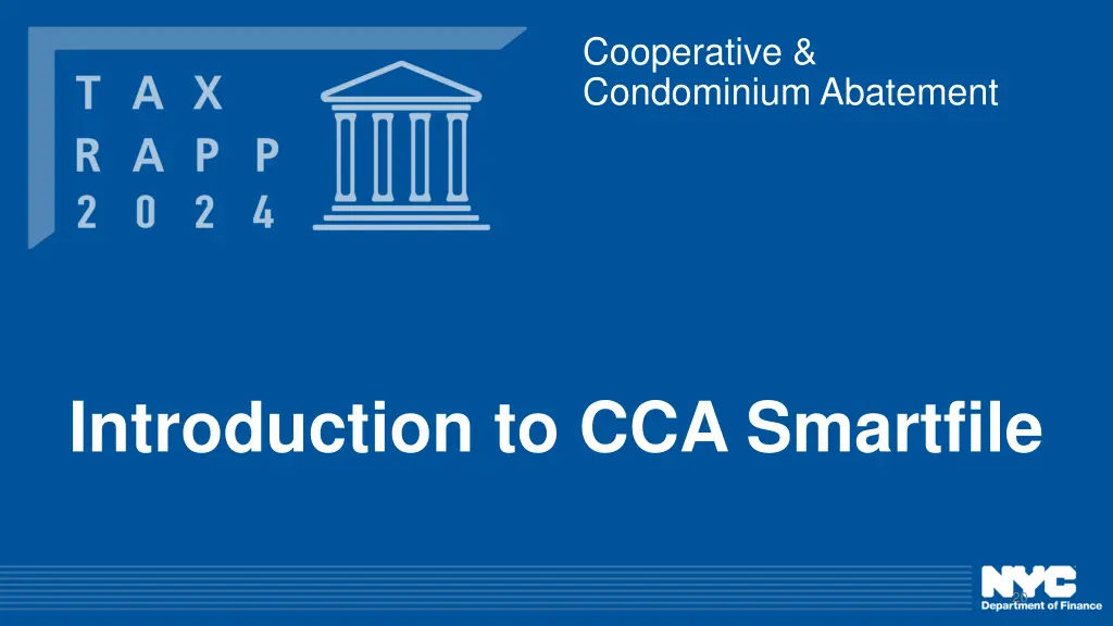 cooperative condominium abatement