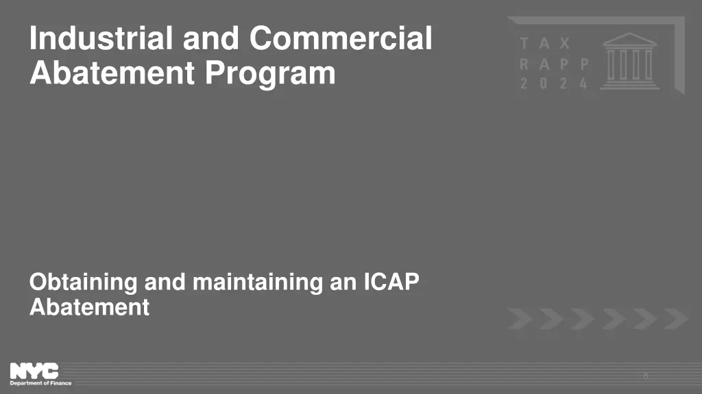 industrial and commercial abatement program
