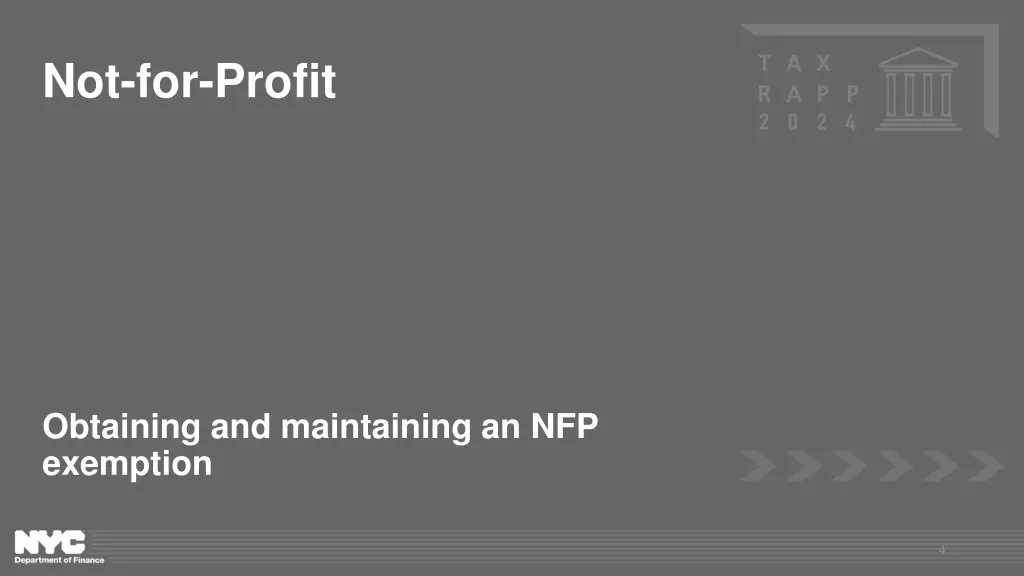 not for profit