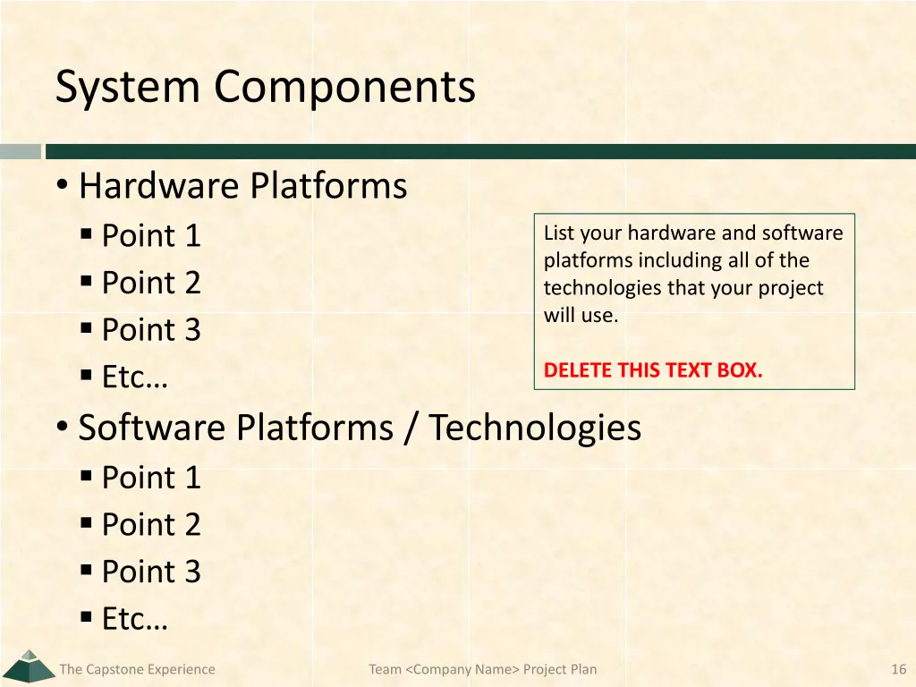 system components