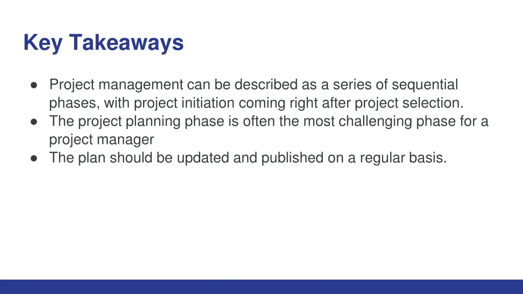 key takeaways