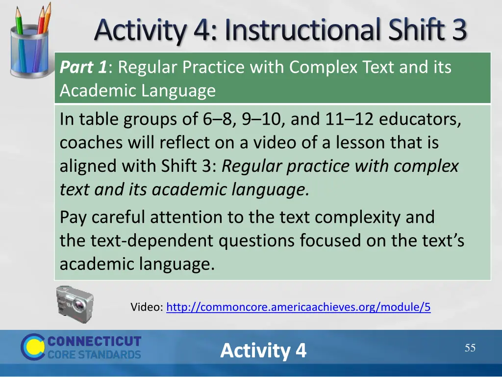 activity 4 instructional shift 3