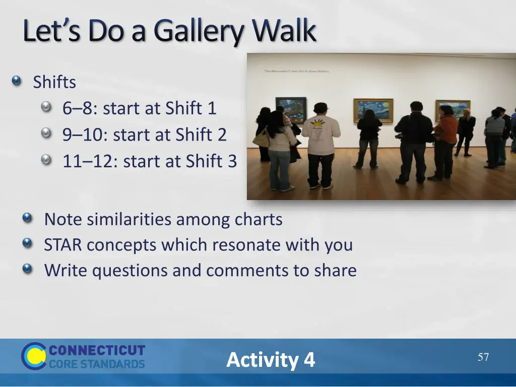 let s do a gallery walk