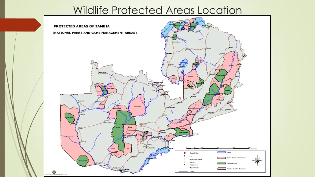 wildlife protected areas location