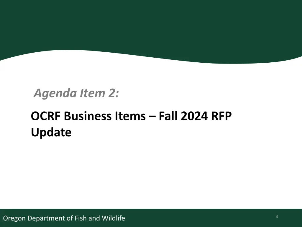 agenda item 2