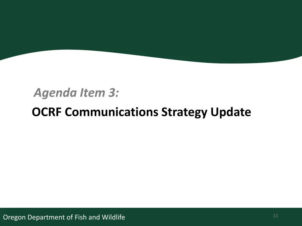 agenda item 3