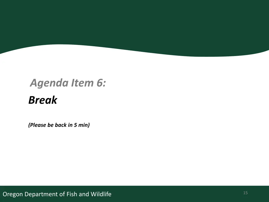 agenda item 6